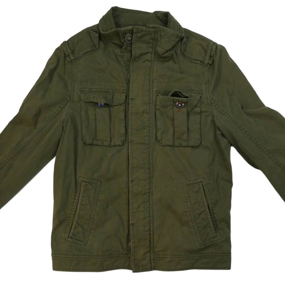Jachs women's military field jacket, green, medium